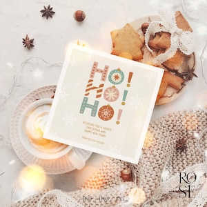 Modelo de mockup de cartão quadrado de Natal | Marketing digital de Natal | Modelo de mídia social | Sobreposição de fotografia profissional