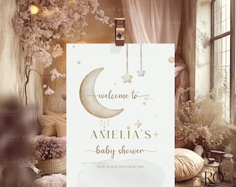 Baby Shower Welcome Sign Mockup: 18x24 Vertical Print (Digital Download)