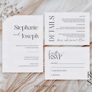 Invito Mockup Suite, Mockup di carte in stile Boho, Flatlay, Mockup di invito a nozze, Oggetto intelligente PSD