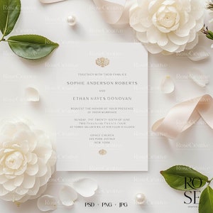 Wedding Invitation Mock up, Greeting card mock up, Invite mockup, Aesthetic styled mockup, 5x7 Mock up, Baby Shower mockup