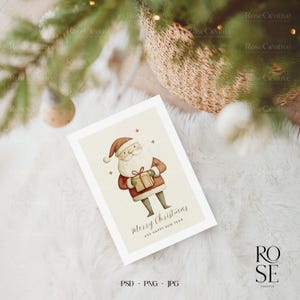 Christmas card mockup flatlay with pinecones and ornaments
5x7 greeting card mockup styled with holiday props
Holiday card mockup bundle with 12 festive scenes
PSD smart object card mockup with neutral Christmas décor
Canva-compatible PNG mockup of holiday card
Christmas stationery mockup with cozy winter background
Seasonal card flatlay with soft lighting and decorations