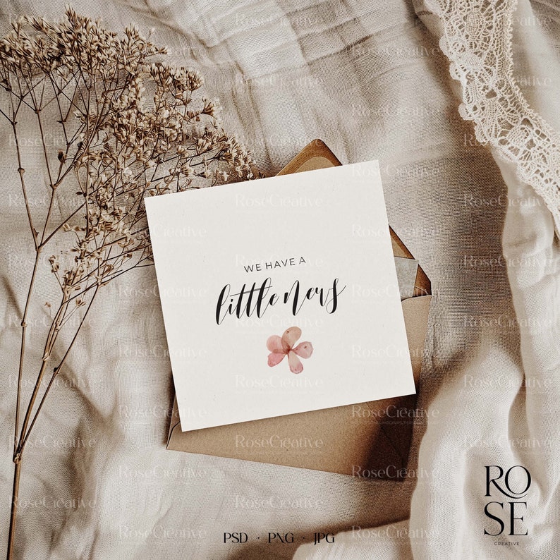 Card mockup, square card mockup, Invitation mockup, Baby announcement mockup, Love card mockup, Wedding mockup