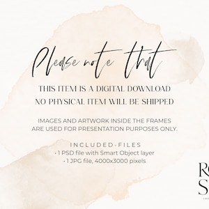 May include: A digital download announcement with the text "Please note that THIS ITEM IS A DIGITAL DOWNLOAD NO PHYSICAL ITEM WILL BE SHIPPED." The image includes a watercolor wash background and the Rose Creative logo.
