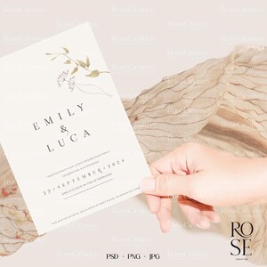 Wedding Mockup, Invitation Mockup, Greeting card Mockup, Wedding stationery mockup, 5x7 mockup