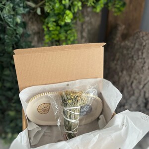 Energy Renewal - Frequency Gift Box | Flower of Life - Shell Symbol Set