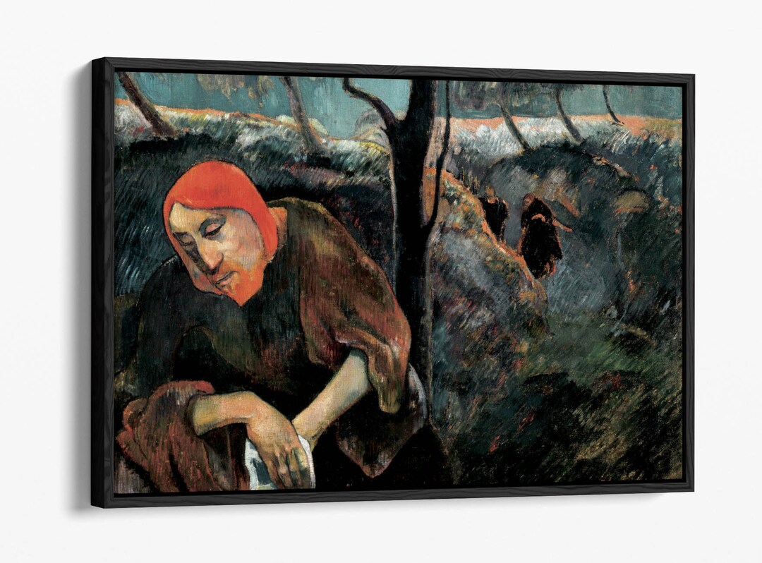 Paul Gauguin, Christ on the Mount of Olives wall Art Float Effect