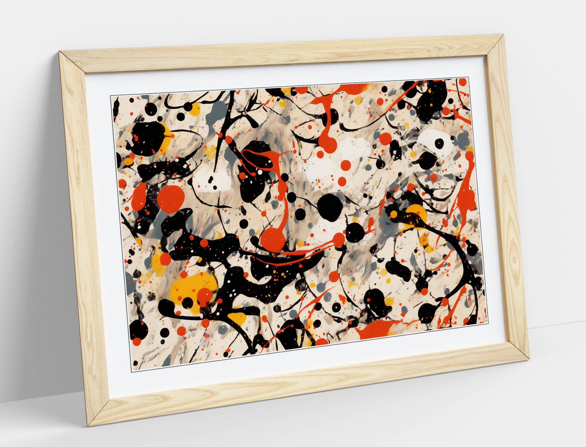 Jackson Pollock's Paint-Splattered Studio Floor, Caked With