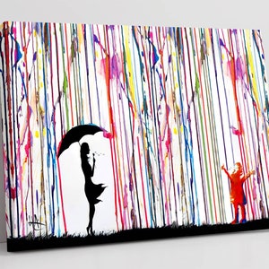 BBOVOBB Banksy Canvas Wall Art Street Graffiti Stampe Dipinto