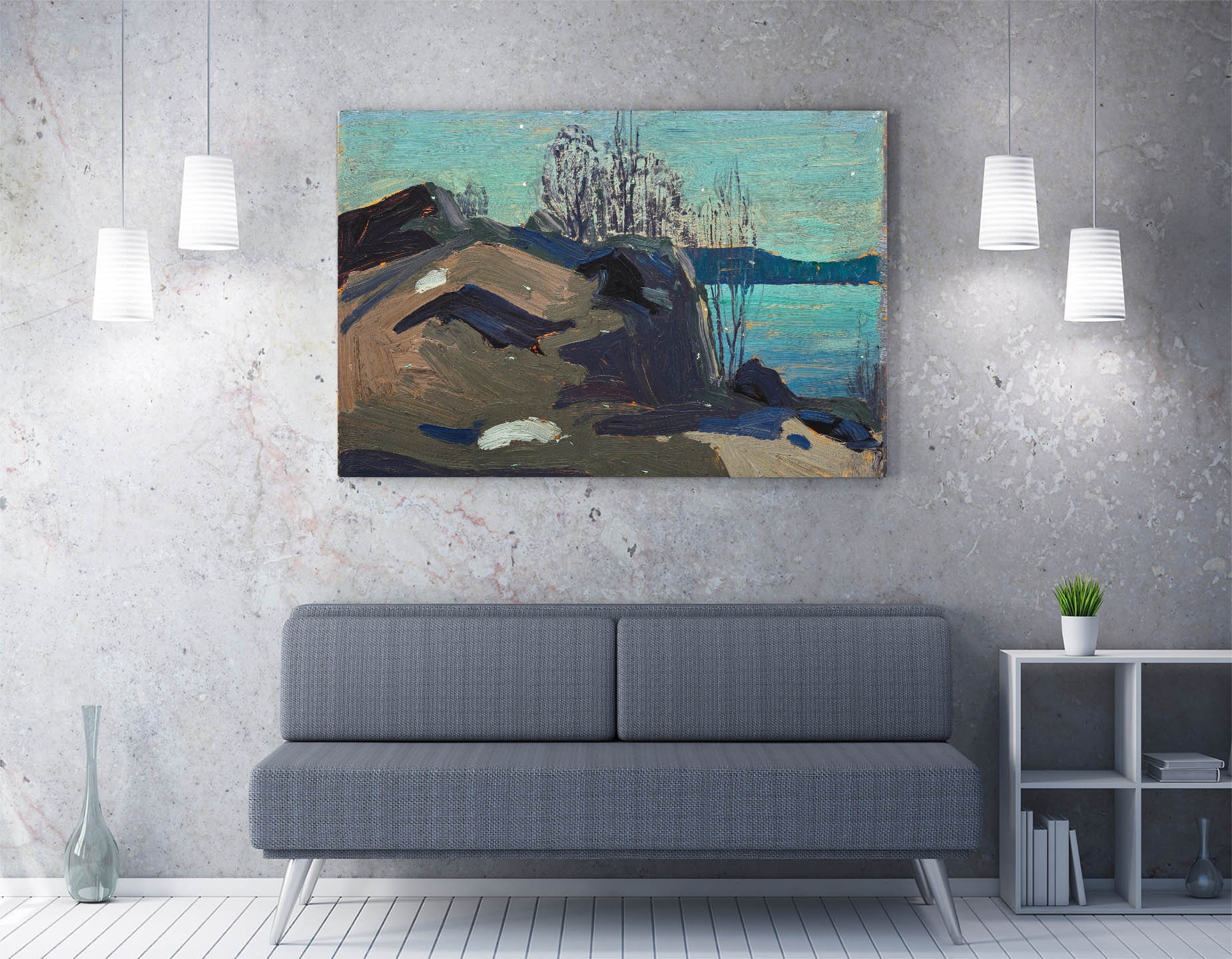 Tom Thomson Nocturne Spring 1915 Wall Art Canvas Picture Print Etsy