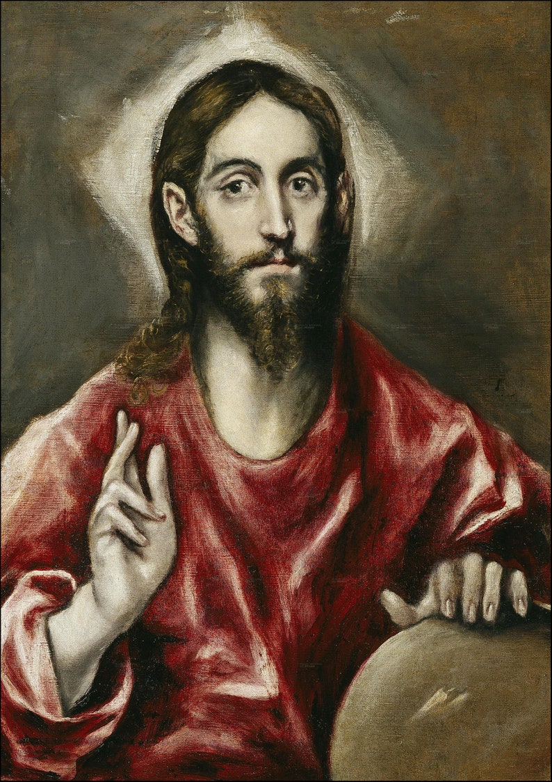 El Greco El Salvador Art Picture Framed Art Print Etsy