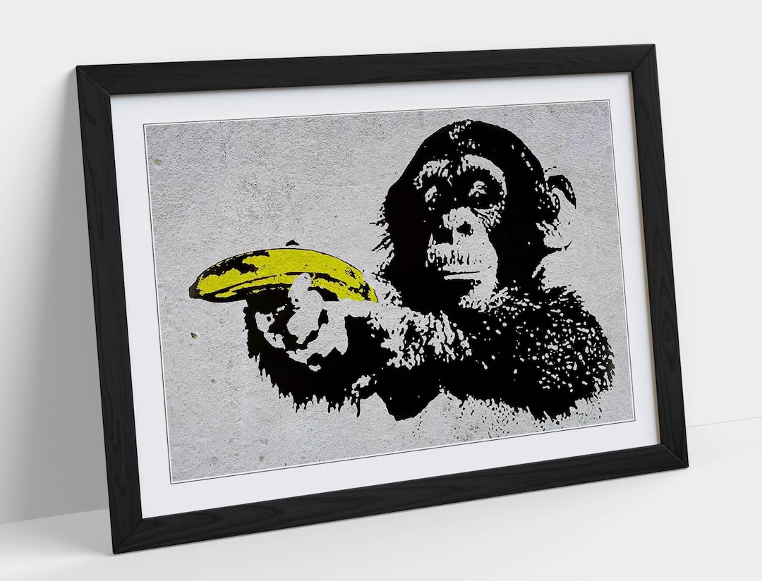 Banksy Panda With Guns Graffiti Canvas Print Wall Décor Art - Foto 12