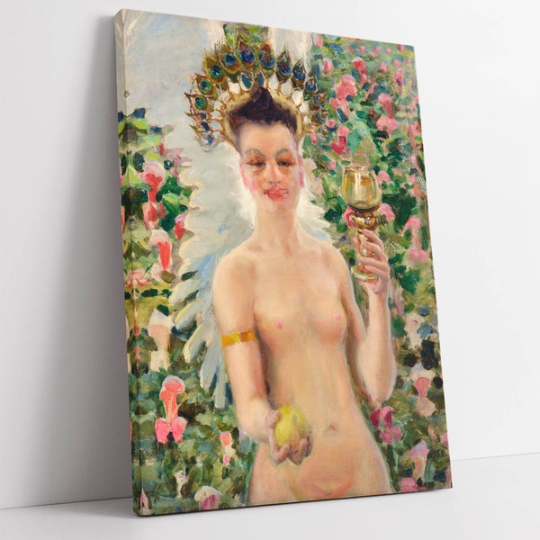 Akseli Gallen-Kallela, The Enchantress -wall art framed canvas picture print wall hanging decor