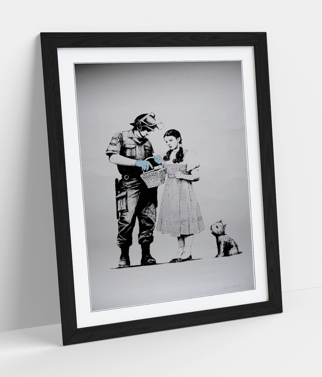 BANKSY ALICE IN Wonderland Search Wall Art Picture Framed Art Etsy