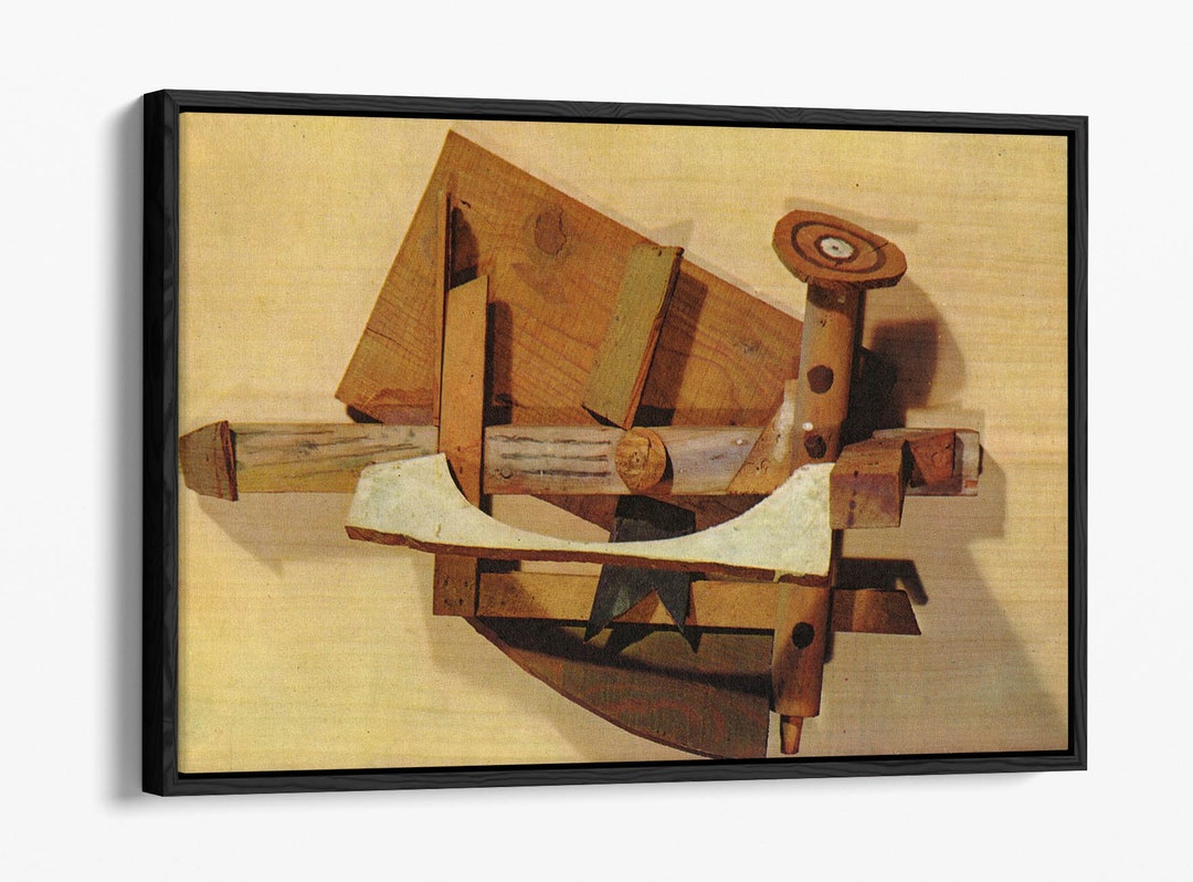 Mandolin Pablo Picasso Art Float Effect Framed Canvas Print Etsy