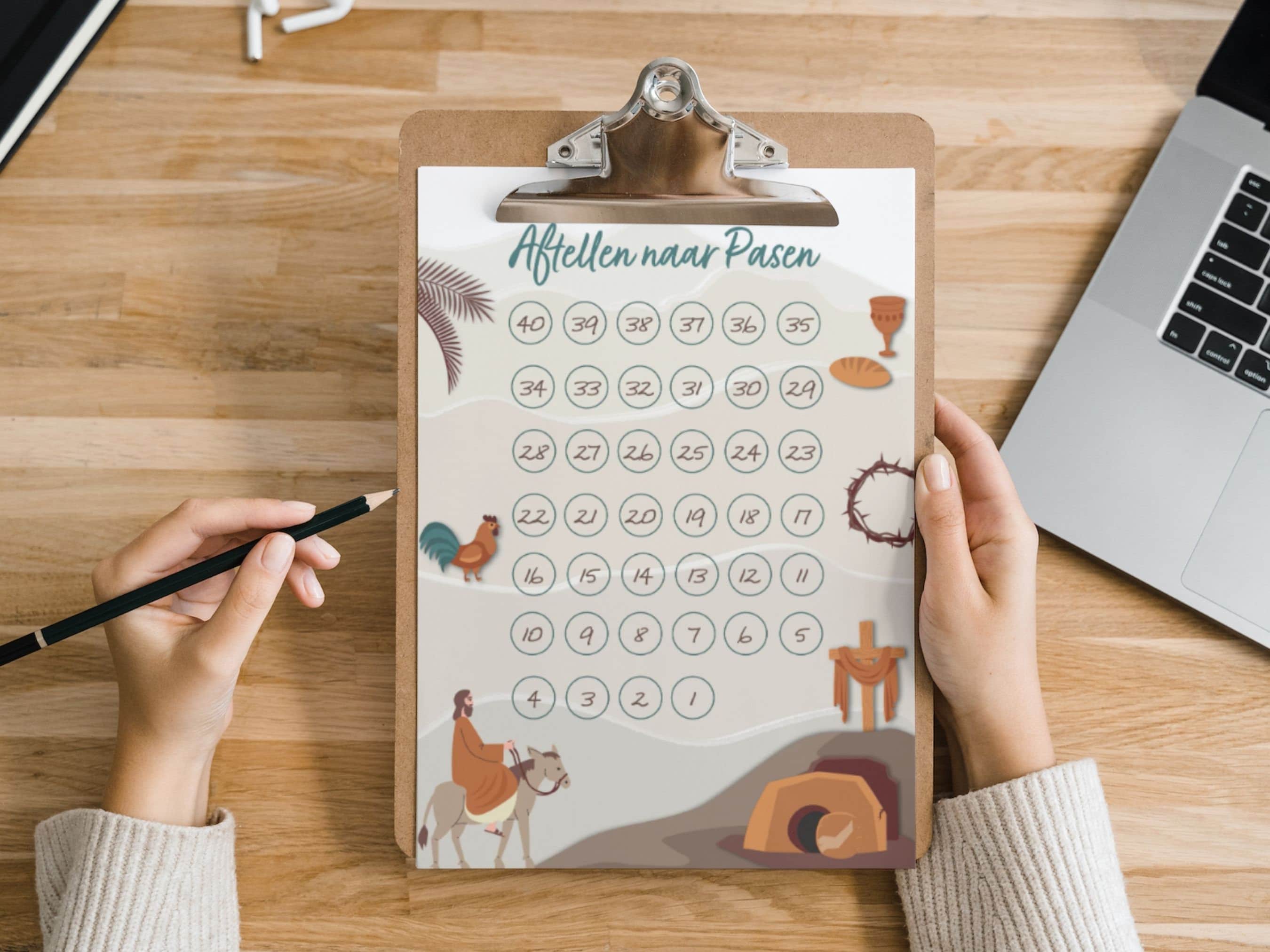Easter Countdown Calendar | Printable | Lent | Activities With Children ...