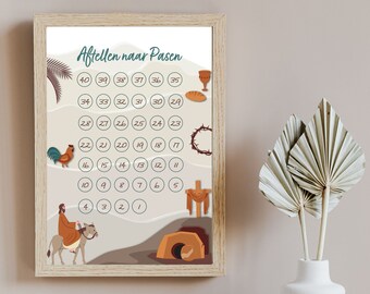 Easter Countdown Calendar | Printable | Lent | Activities With Children ...