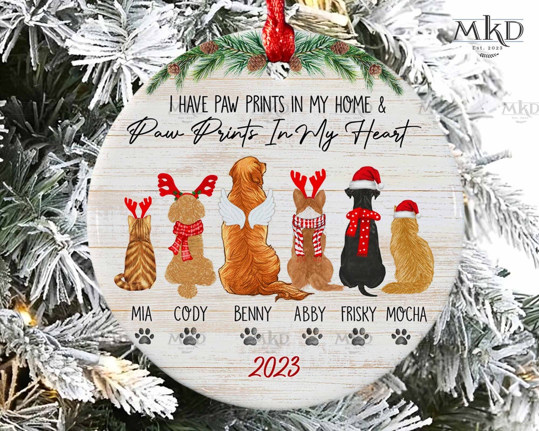 Pet Ornament Custom Dog and Cat Christmas Ornaments Custom Etsy