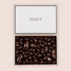 Pajoux Dark Chocolate Covered Nuts Luxury Gift Box - Chocolate Nuts  - Luxury Chocolate Gift Box - Artisan Chocolate Box - Palm Oil Free