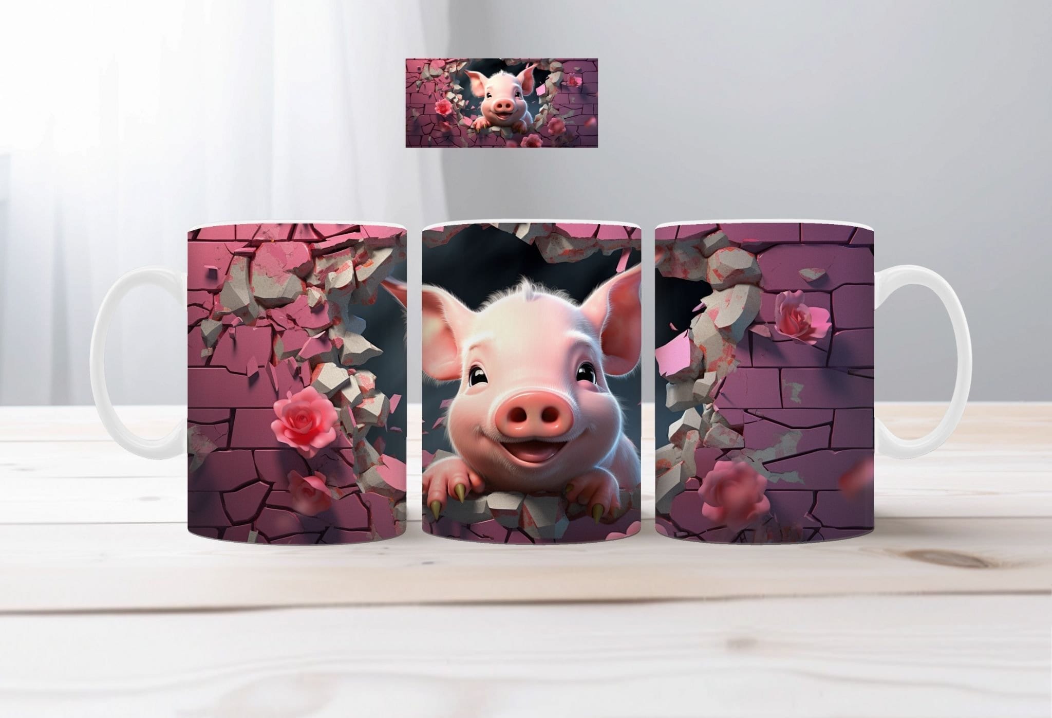 3D Mug Wrap Bundle 3D Animal Mug Wrap 3D Beach Mug Wrap 3D - Etsy UK