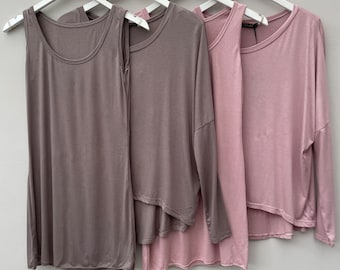 Lightweight Yoga Set: Two Piece Loungewear (Size 8-16)