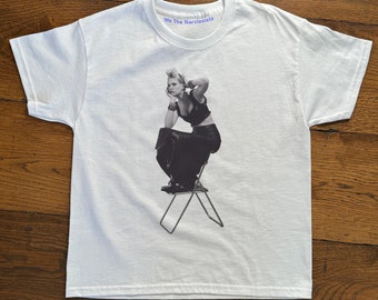 Bequemes grafisches ikonisches Baby-T-Shirt, schwere Baumwolle, ikonisches Slogan-T-Shirt, 90er-Jahre-Ästhetisches Vintage-T-Shirt mit trendigem Aufdruck
