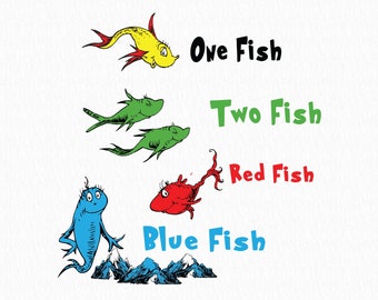 1 fish 2 fish png, Read Across America Day svg png, One fish two fish, Red fish blue fish, Reading Day png, School, Read, School shirt png,