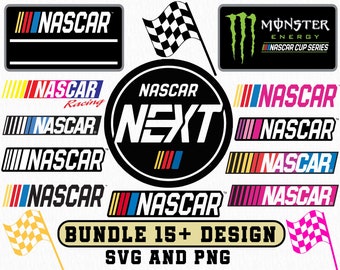 Nascar SVG, Bundle 15+, Nascar Stickers, Nascar Svg Png, instant Download, Nascar logo