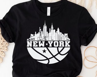 New York Basketball Png, Basketball Team, New York City, NY Svg, Vintage New York Logo SVG PNG, New York Gift Design, Basketball Fans