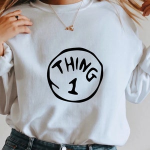 Thing 1 Thing 2 SVG, Thing 1 and Thing 2 Png Svg Pdf Eps Dxf High