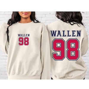 Baseball SVG Png, 98 Wallen, One Thing at a Time, Wallen, RED/NAVY sublimation  (Transparent png svg) If We We’re A Team - Digital Download