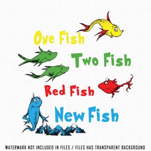 Ein Fisch Zwei Fische Neue Fisch-Svg, Fische geschnitten