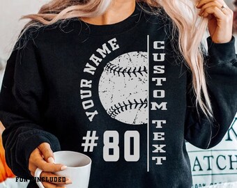 baseball Your Name Svg, softball team svg, Baseball Player Template, Baseball name svg png, Add Your Text Baseball Team And Player Number