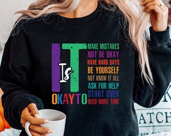 It's Okay To Make Mistakes Png, Be Yourself SVG PNG, Retro It's Okay To Make Mistakes Be Yourself Svg Png