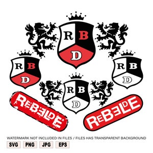 Rebelde Svg,  RBD Merch 2023, Tour 2023, Concert 2023, svg png High Resolution RBD BUNDLE