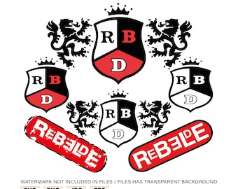 Rebelde Svg,  RBD Merch 2023, Tour 2023, Concert 2023, svg png High Resolution RBD BUNDLE