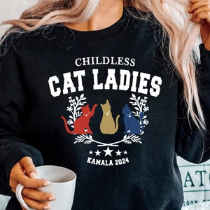 Childless Cat Lady Kamala SVG, Kamala Harris President 2024, Election 2024, Childless Cat Ladies Png Svg Cut File