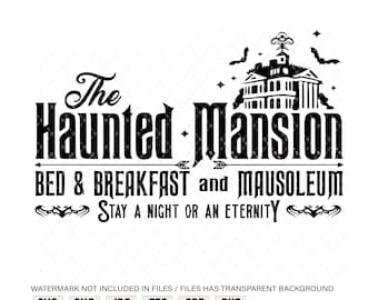 Haunted Mansion | Svg Png Haunted Mansion Shirt | Cricut Vinyl Silhouette - Instant Download