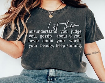 Let Them SVG, Let them Motivational Quote Svg Png, Let Them Shirt, Positive Saying Shirt