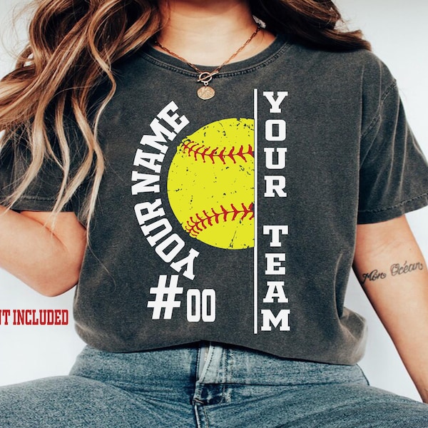 Custom Baseball Team SVG, Softball Player Name PNG Baseball name svg png, Add Your Text Baseball Team And Player Number (Digital Download)