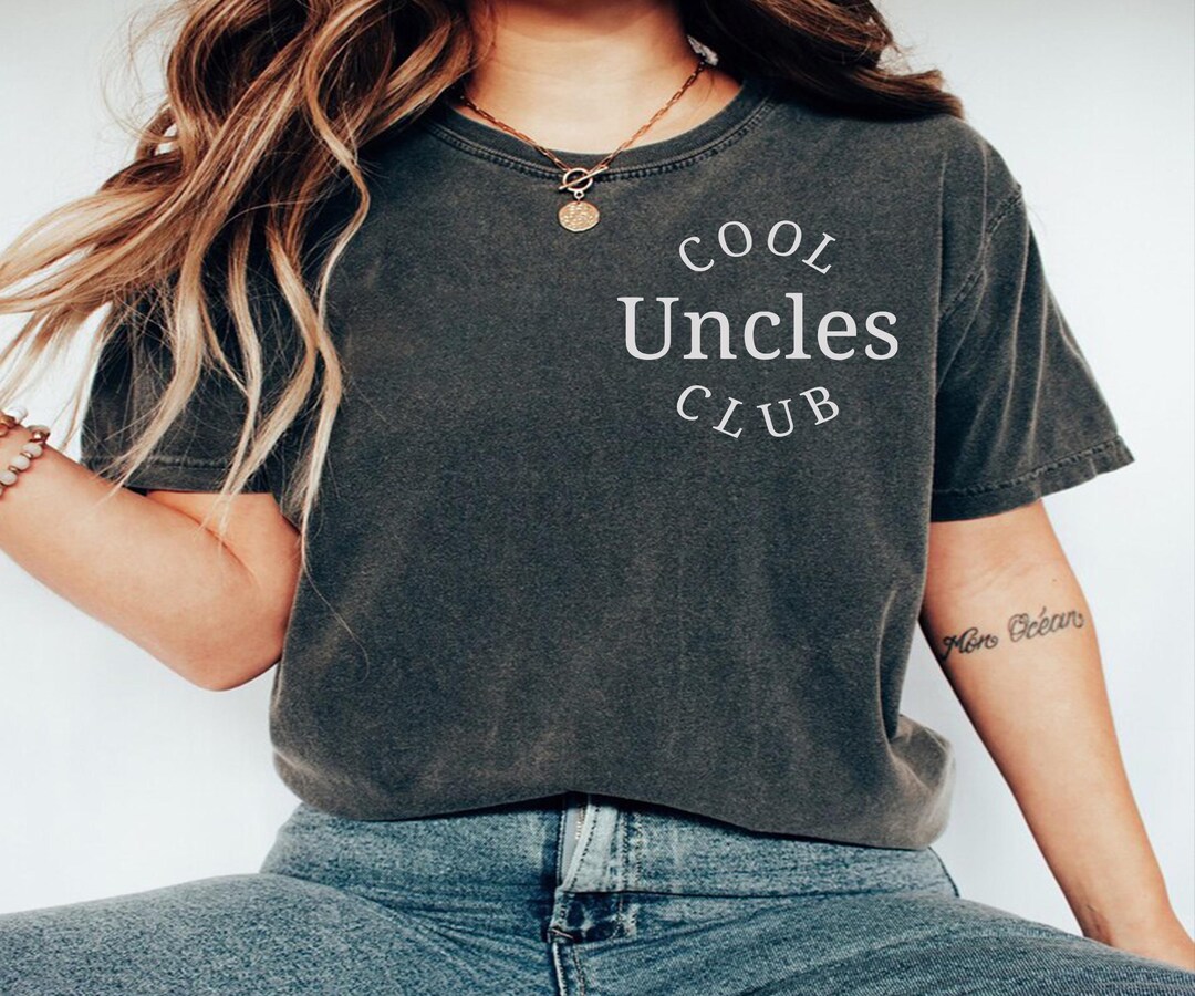 Cool Uncles Club Png, the Cool Uncle Shirt Design, Uncle Appreciation ...