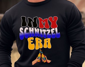 Funny Oktoberfest Sweatshirt, In My Schnitzel Era, Beer Lover
