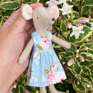 Floral dress for mouse Summer outfit