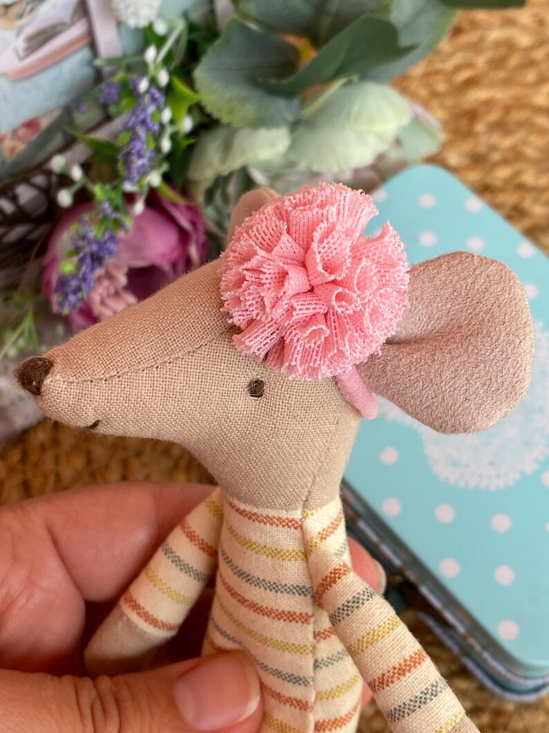 Headband With Pompon for Mouse 15 Cm 6.2 in for Mouse 12 Cm 5 In for