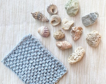 Nautical miniature decor from the Adriatic Sea for toy house Natural stones and shells for bathroom