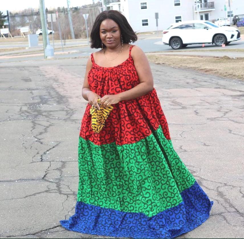 African print Maxi dress