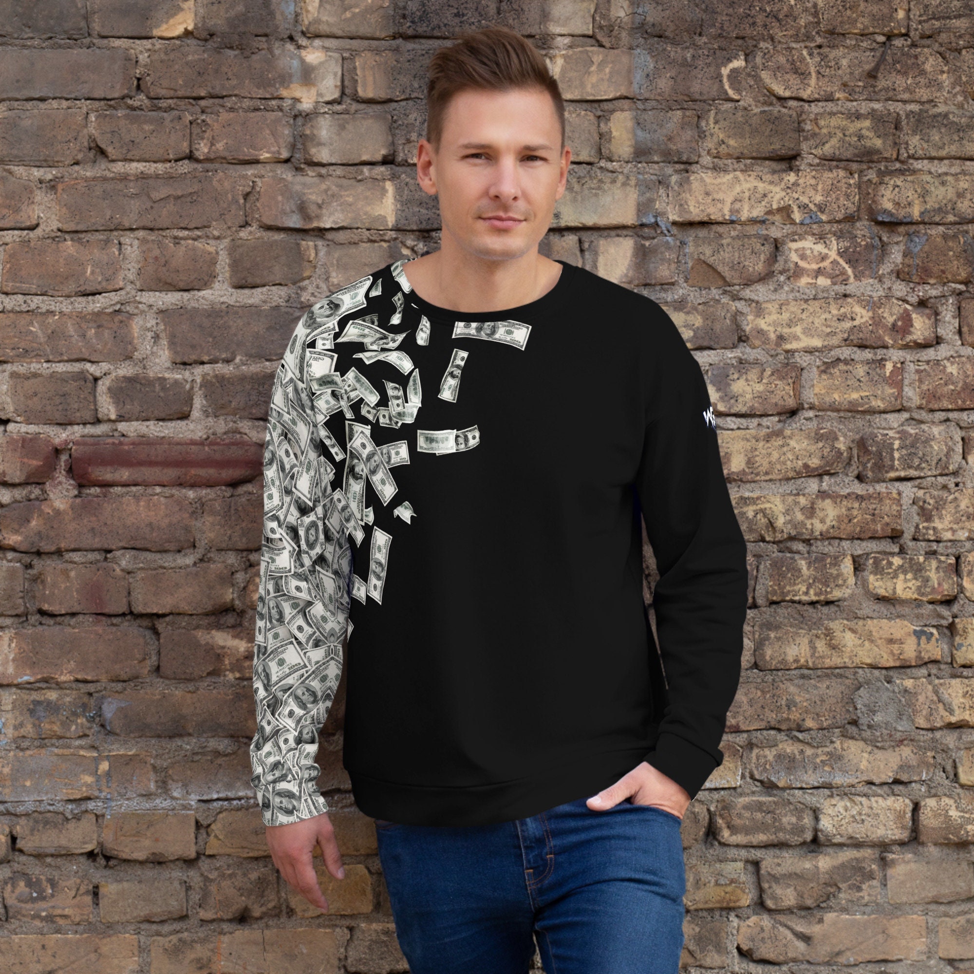 Dollar Bill Sweater - Etsy
