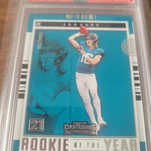 Trevor Lawrence Rookie Card Graded 8