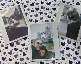 Personalize your digital photos into large-format retro instant photos