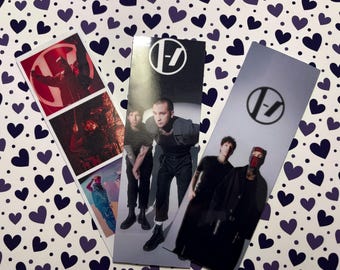 Twenty One Pilots Photo Bookmarks – Set of 3