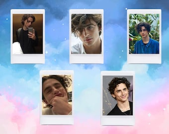 Timothée Chalamet Mini Mystery Polaroids